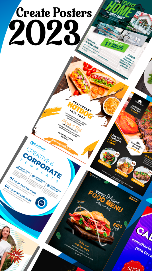 #1. Poster Maker + Flyer Maker . (iOS) 由: william leandro aristizabal giraldo