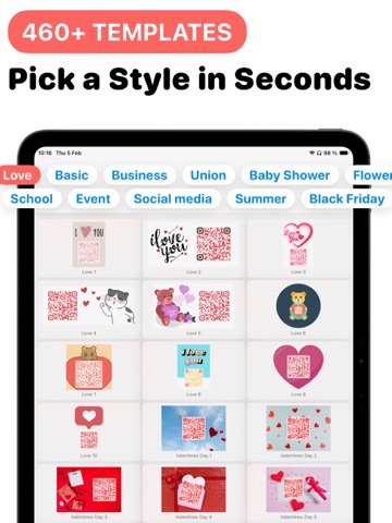 QR Code Generator - MQRG iPad screenshot