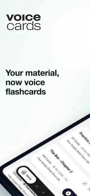 VoiceCards - Voice Flashcards screenshot 1