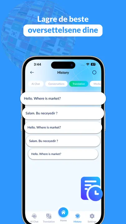 Nextrans: AI Chatoversetter iPhone-skjermbilde 5