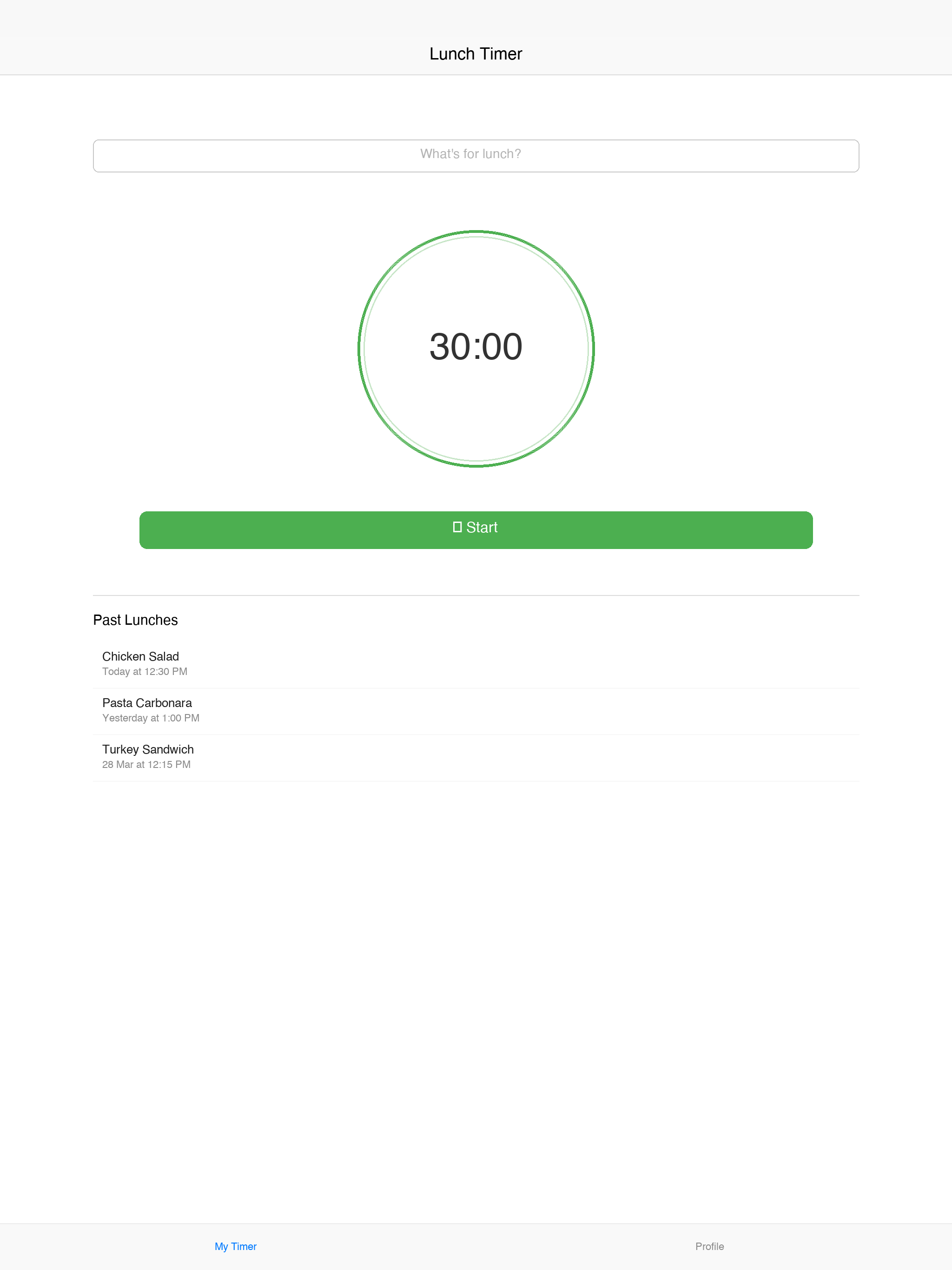 LunchTimer