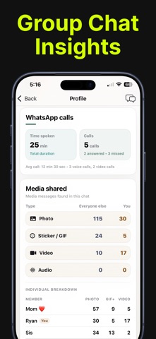 Chatlas: Analyze & Save Chats Screenshot 5 of 7