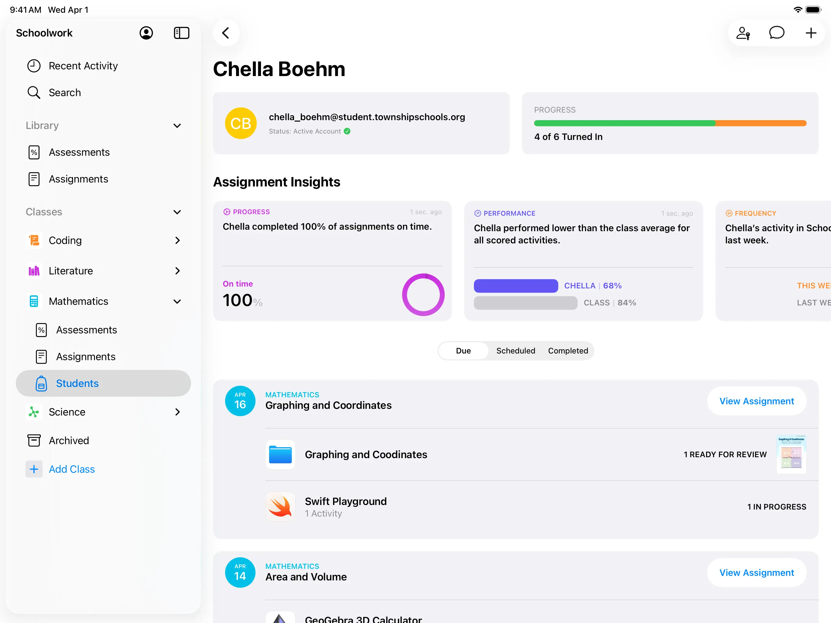 #8. Schoolwork (iOS) Door: Apple