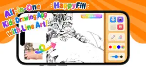 Happy Fill - Drawing App screenshot 1