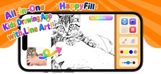 Happy Fill - Drawing App Screenshot 1 of 3