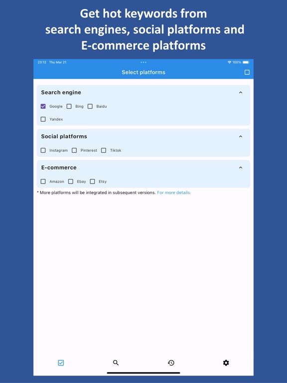 App screenshot