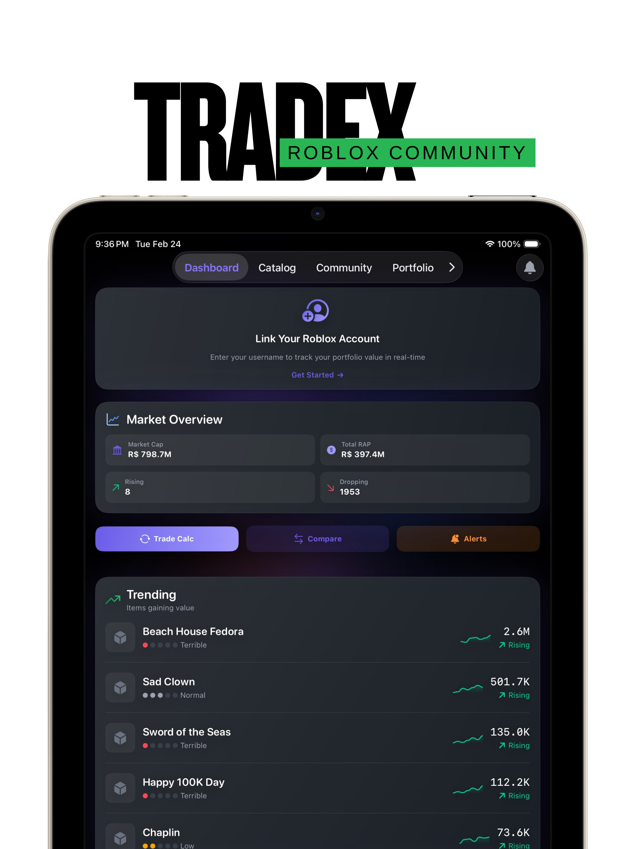Tradex - Limited Tracker