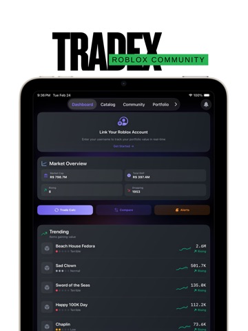 Tradex - Limited Tracker iPad screenshot