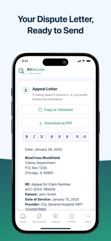 BillDecoder iPhone screenshot
