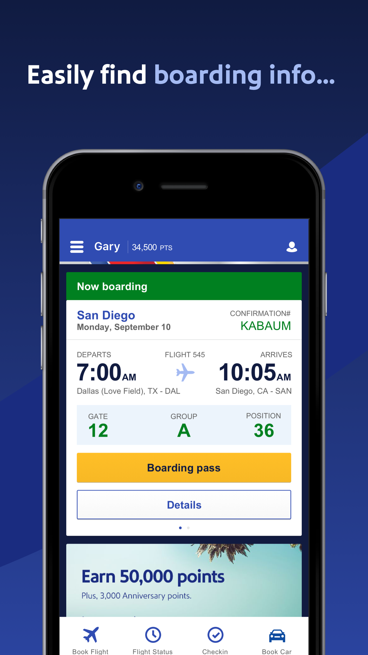 Southwest Airlines: Travel App screenshot 4