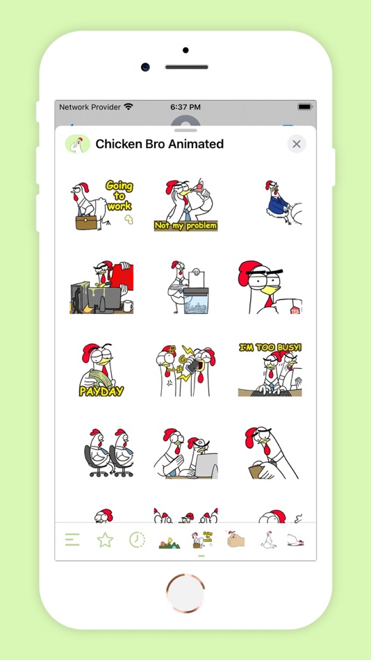 #4. Chicken Bro Animated (iOS) By: Pratik Dhebariya