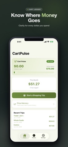 CartPulse iPhone screenshot
