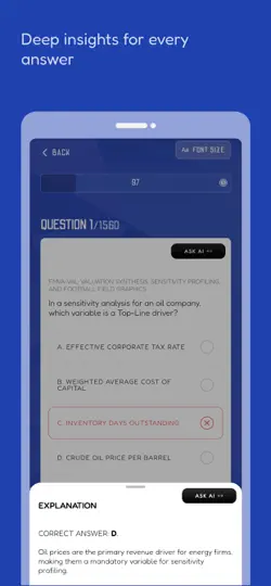 FMVA Financial Prep: With AI iPhone Screenshot 4