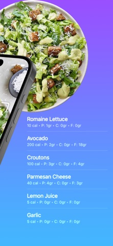 Food Calorie Tracker App Screenshot 2 of 7