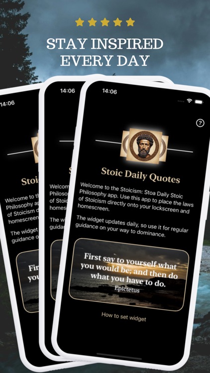 Stoicism Motivation Widget