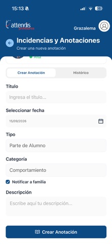 Profesores Attendis Screenshot 6 of 8