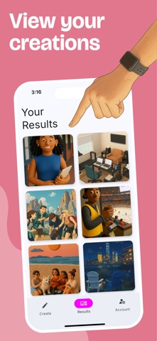 TransformPix Custom AI photos screenshot