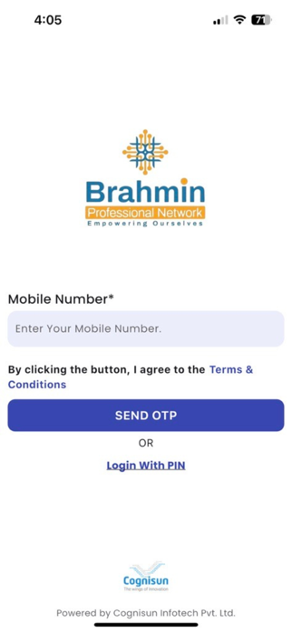 Brahmin Professional Network Screenshot 1 of 4