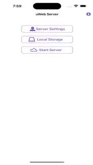 uweb server2 iphone screenshot 1