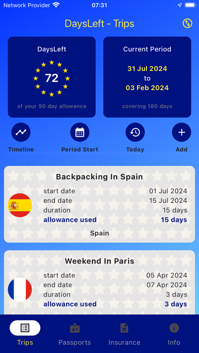 DaysLeft Screenshot