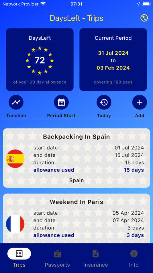 #1. DaysLeft (iOS) 由: SpiralArm Consulting Limited