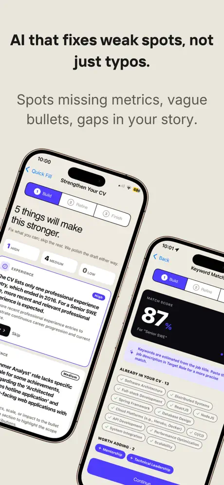 QuickCV screenshot 2