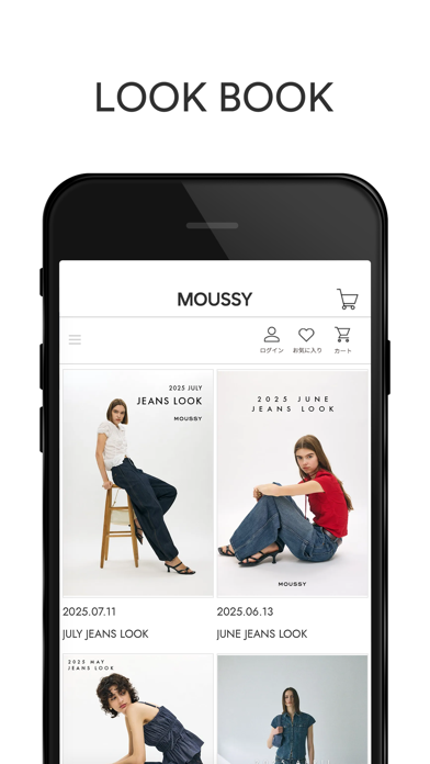 Screenshot #1 pour MOUSSY(マウジー)公式アプリ