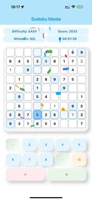 Sudoku Mania - A Classic Game screenshot 3
