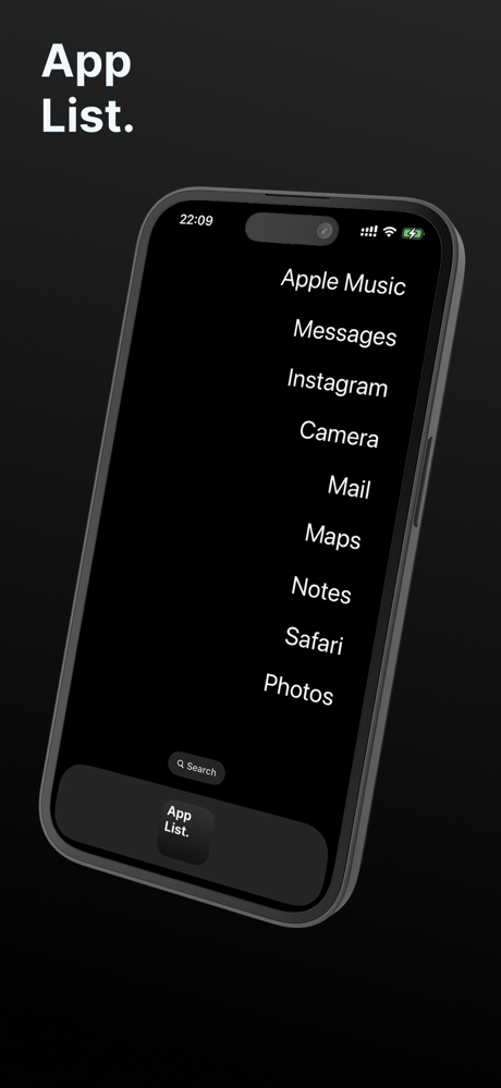 AppList. screenshot 1