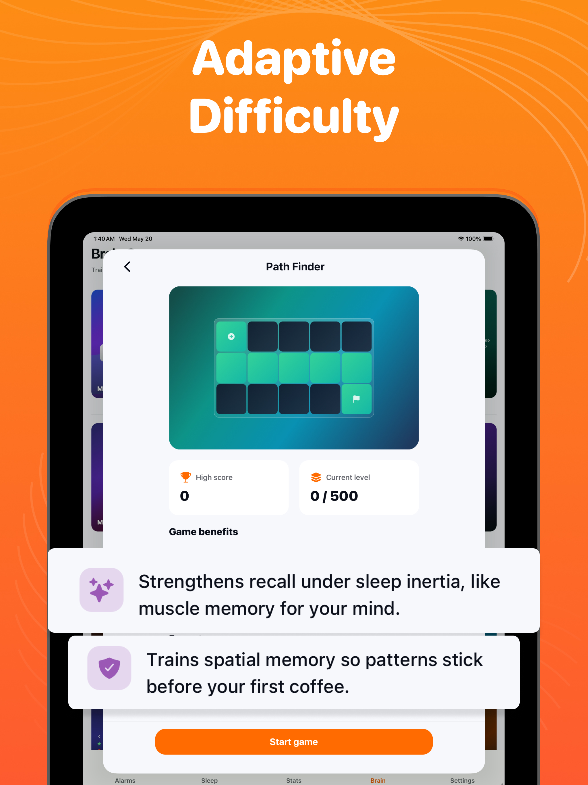 Wake: Alarm and Brain Games screenshot 11