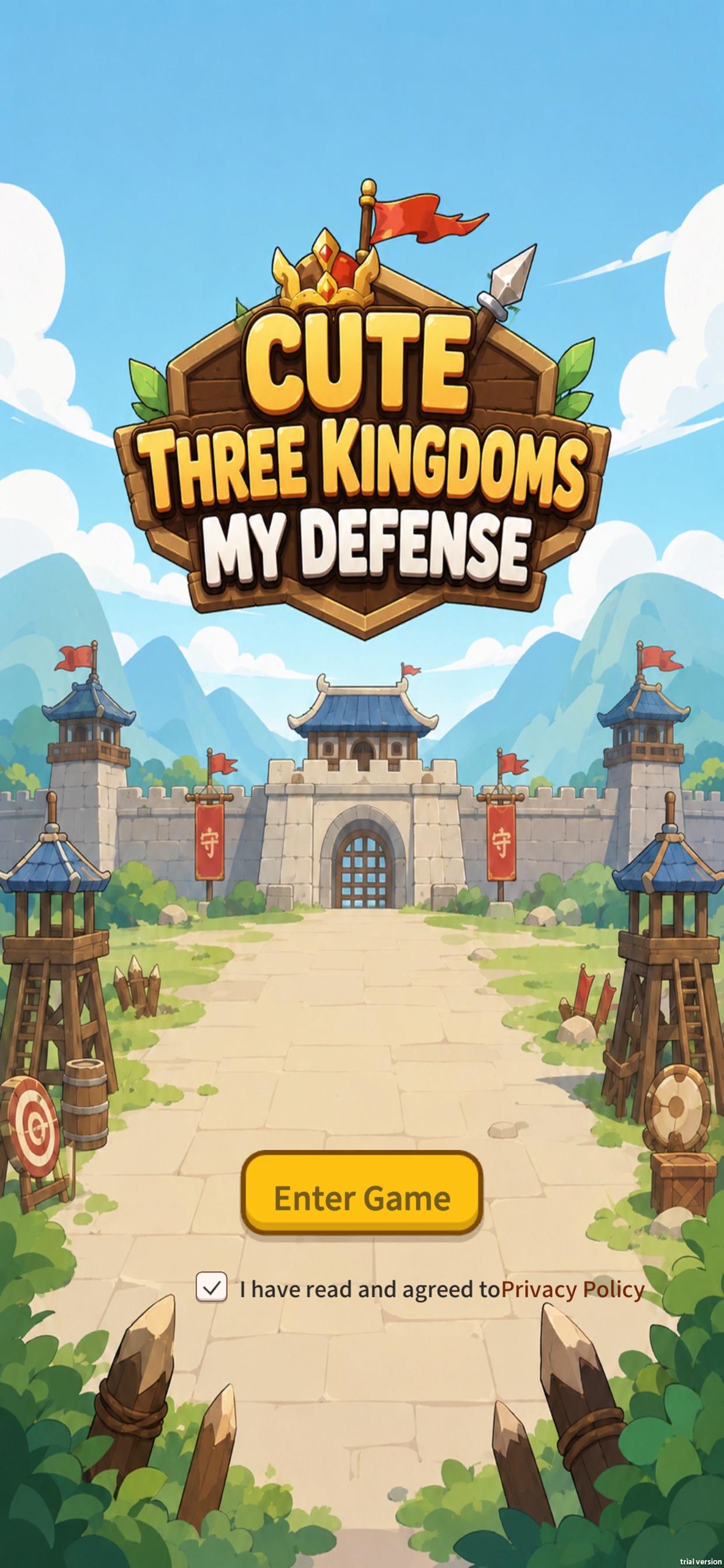 Screenshot 1 of Cute 3 Kingdoms Defense