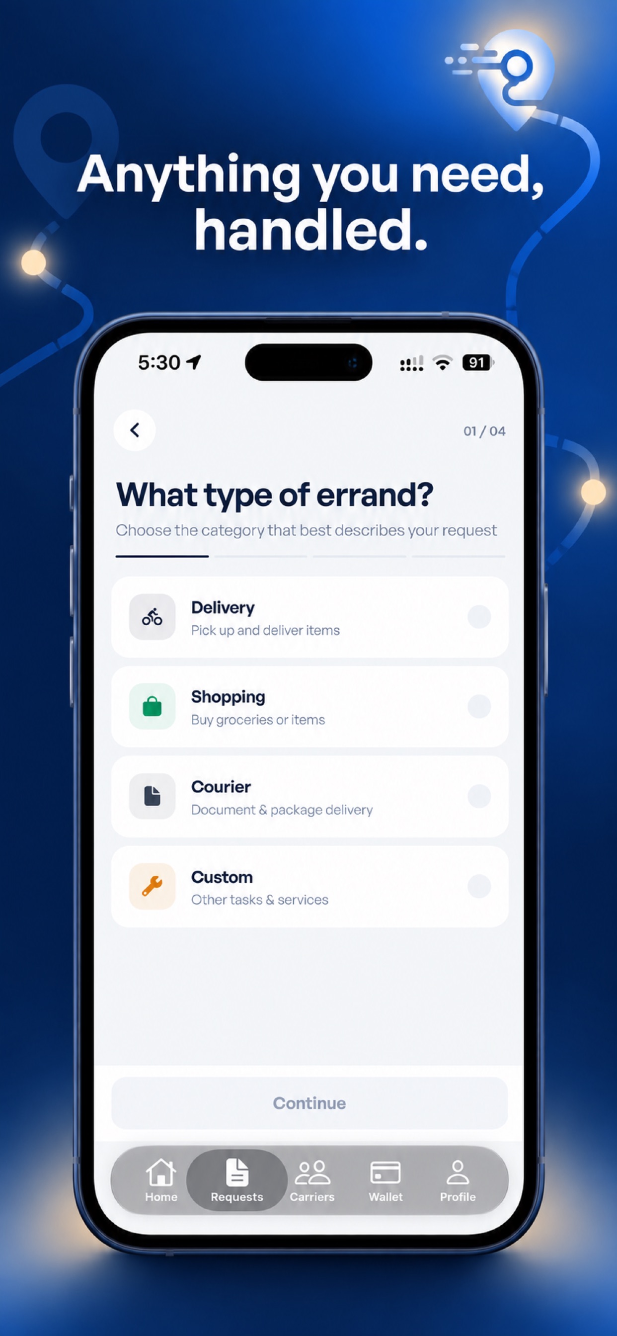 Screenshot 2 of Errands4Me – Get Errands Done