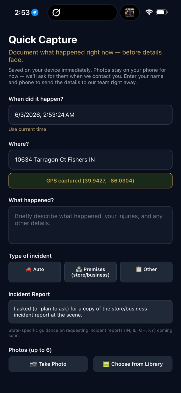 iPhone screenshot