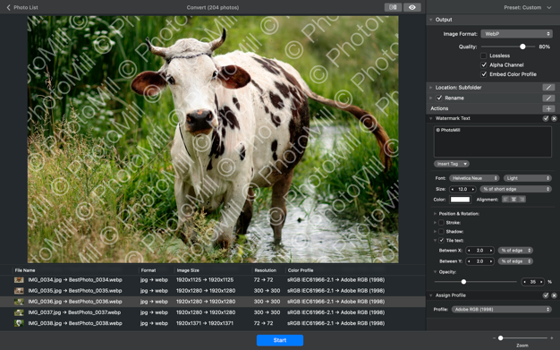 PhotoMill: The Image Converter Screenshot 5