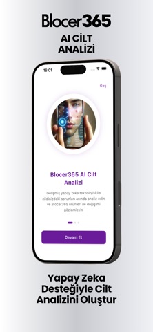 Blocer365 AI Cilt Analizi screenshot