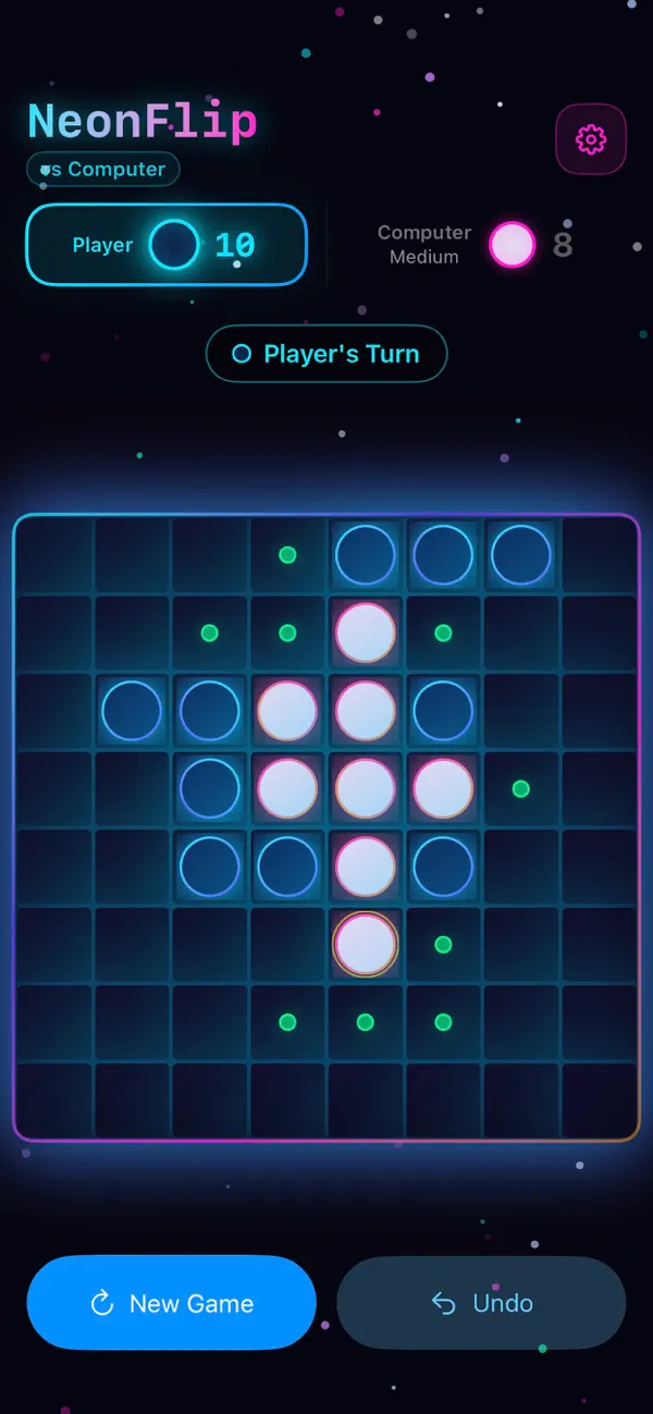 Screenshot #2 pour NeonFlip: Board Game