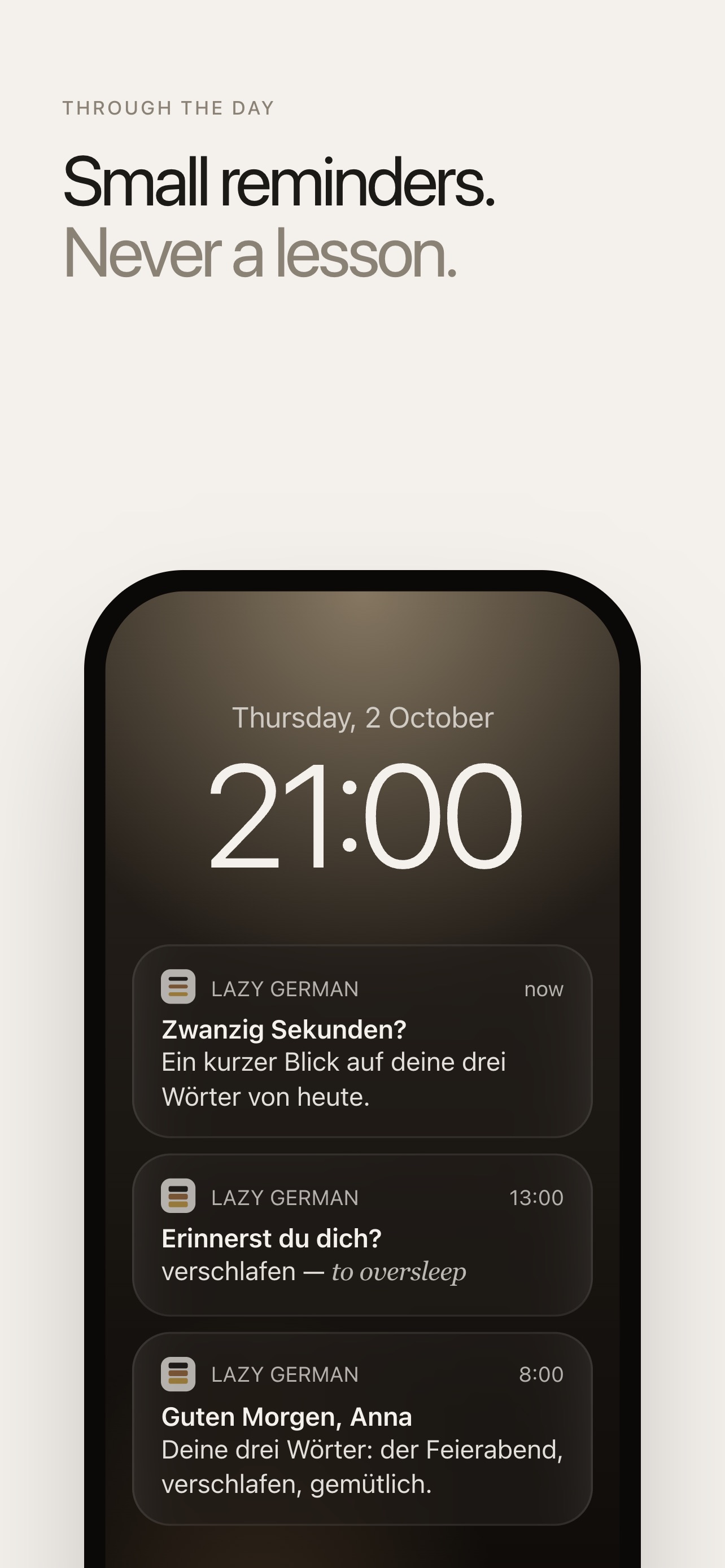 Screenshot 3 of Lazy German: Daily Words