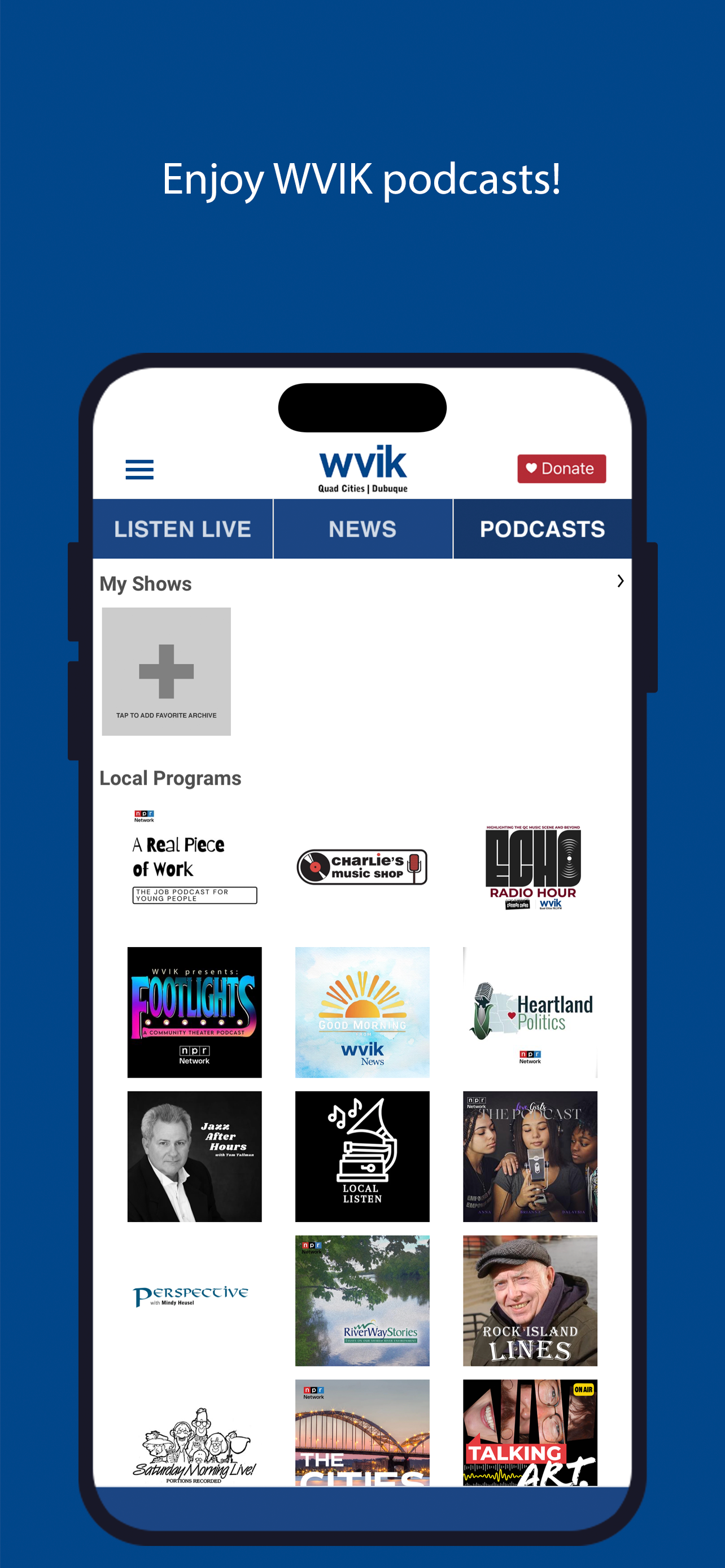 WVIK Quad Cities NPR screenshot 4