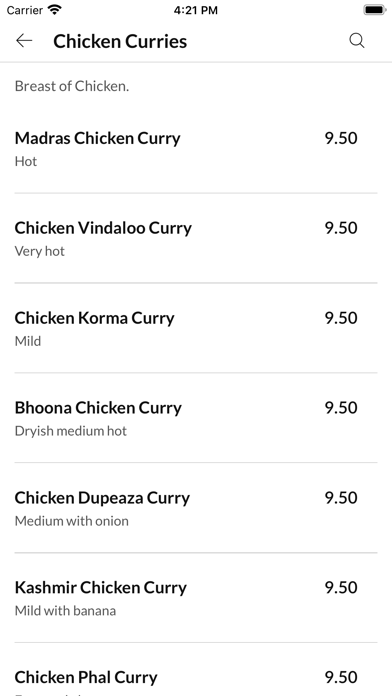 Chameli Indian Restaurant Screenshot