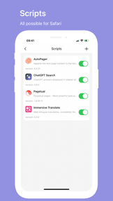 Addons - Scripts & Adblock screenshot