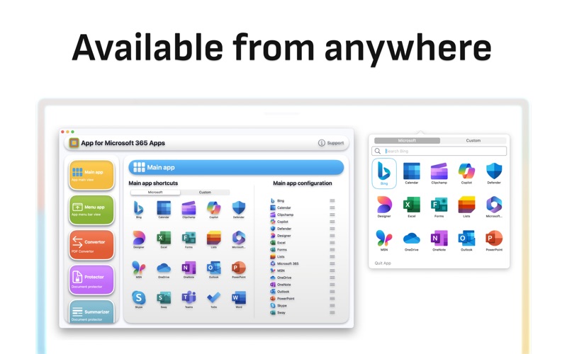 App for Microsoft 365 Apps Screenshot