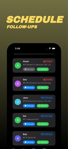 D2D Advancer: Sales & Lead CRM iPhone screenshot