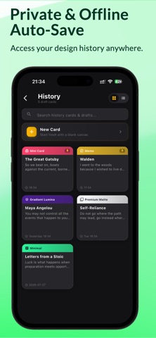 Cardify: Quote Maker & Text Screenshot 4 of 5