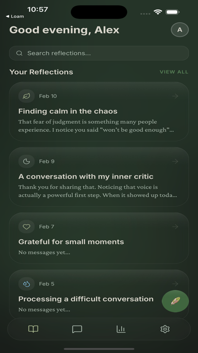 Loam Journal screenshot