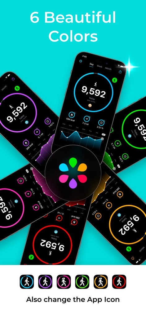 StepsApp Pedometer - Personalize Seu Tema