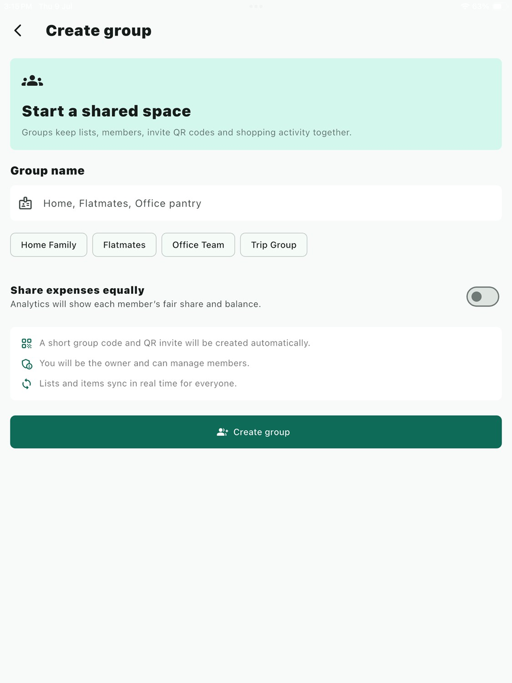 Smart SharedCart screenshot 9