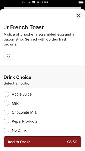 App screenshot