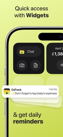 Expense Tracker - DaTrack iPhone screenshot 10