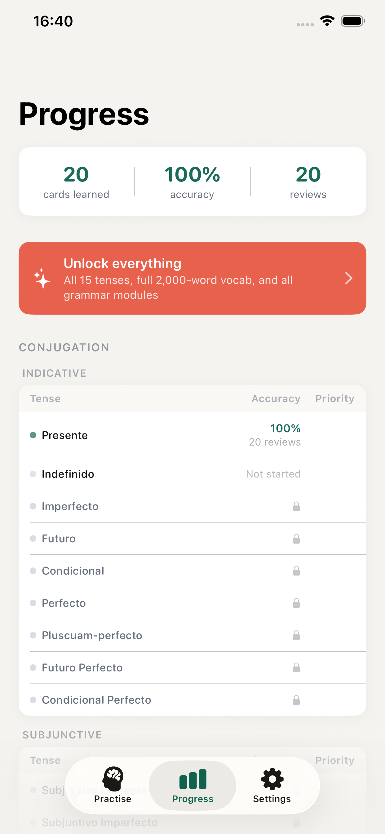 Sabes: Spanish Conjugation screenshot 7