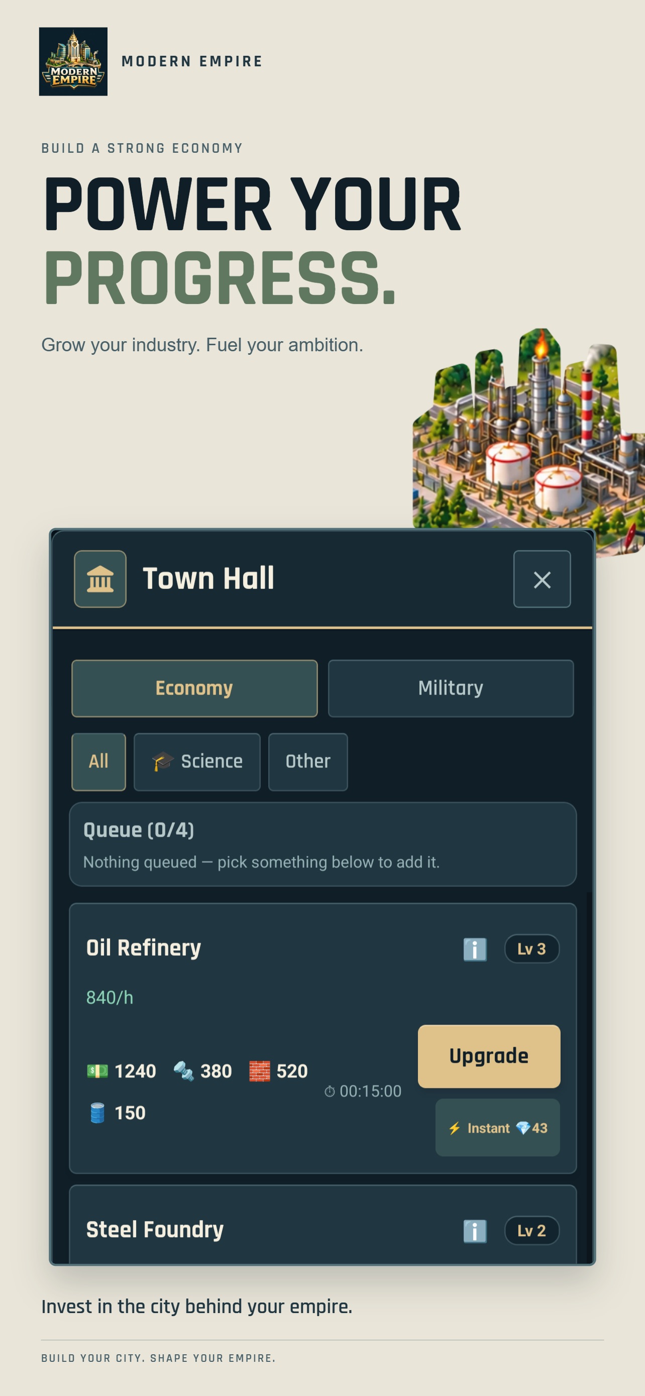 Screenshot 2 of Modern Empire: Build & Conquer
